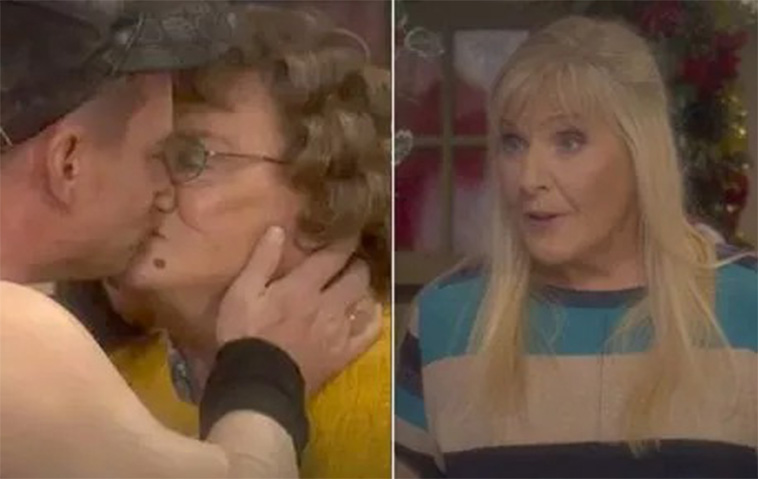 BBC Mrs Brown’s Boys star shares snog with his own dad as Christmas special divides fans