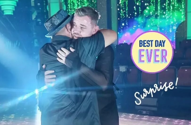 Danny O’Carroll’s emotional reunion with dad Brendan as he surprises him on DWTS set