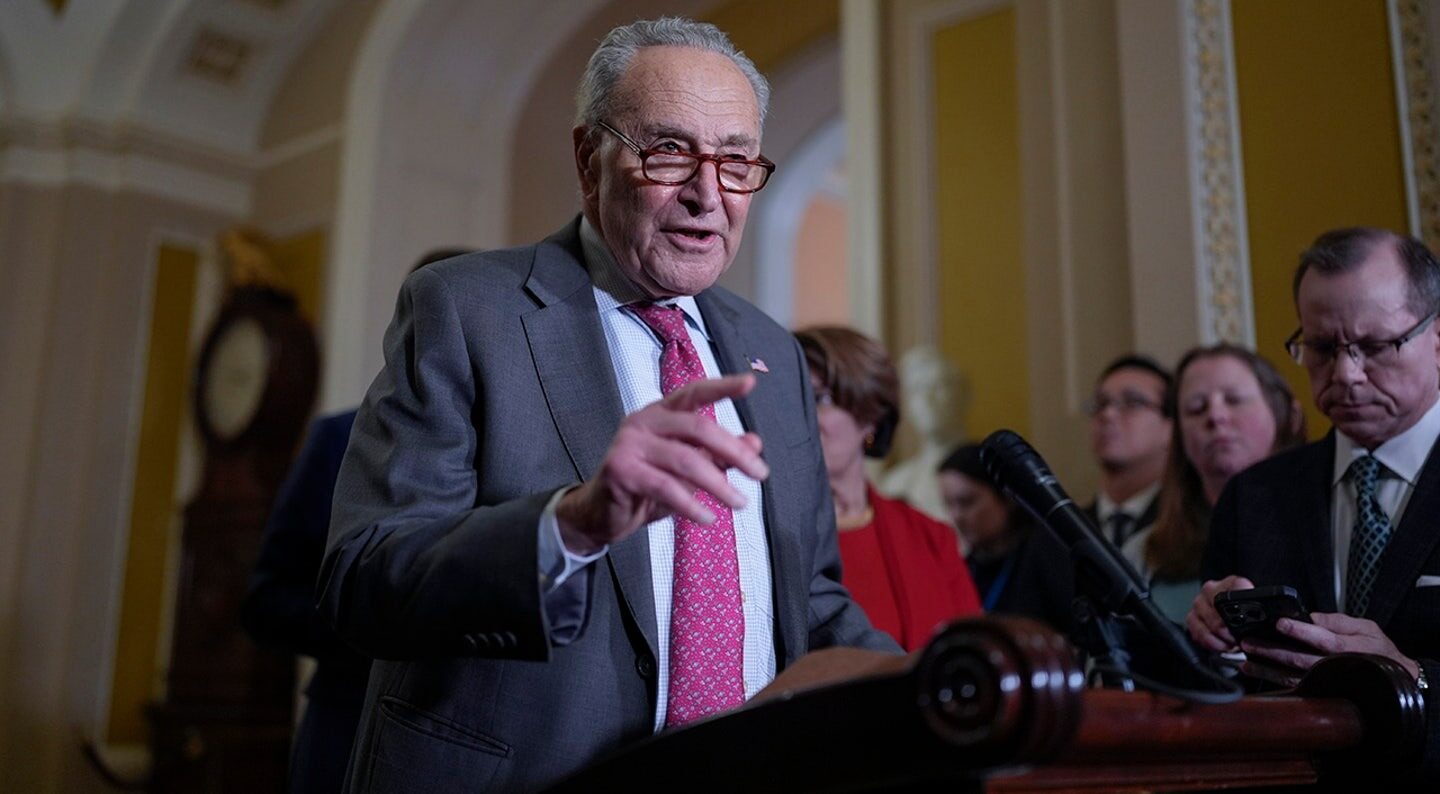 Chuck Schumer called out on 17% favorability rating after slamming Trump’s first 100 days