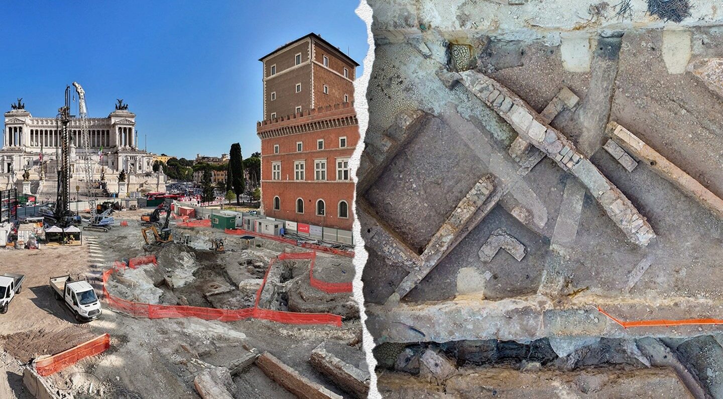 Ancient Roman apartment building found beneath public square amid subway construction Ancient Roman apartment building found beneath public square amid subway construction
